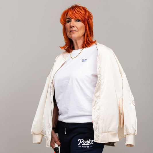 Peakz Padel Classic White Tee