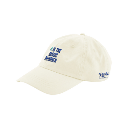 Peakz Padel Cap Magic 4 Off-White