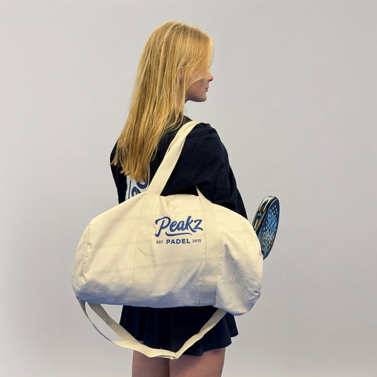 Peakz Padel Barrel Bag Off-White