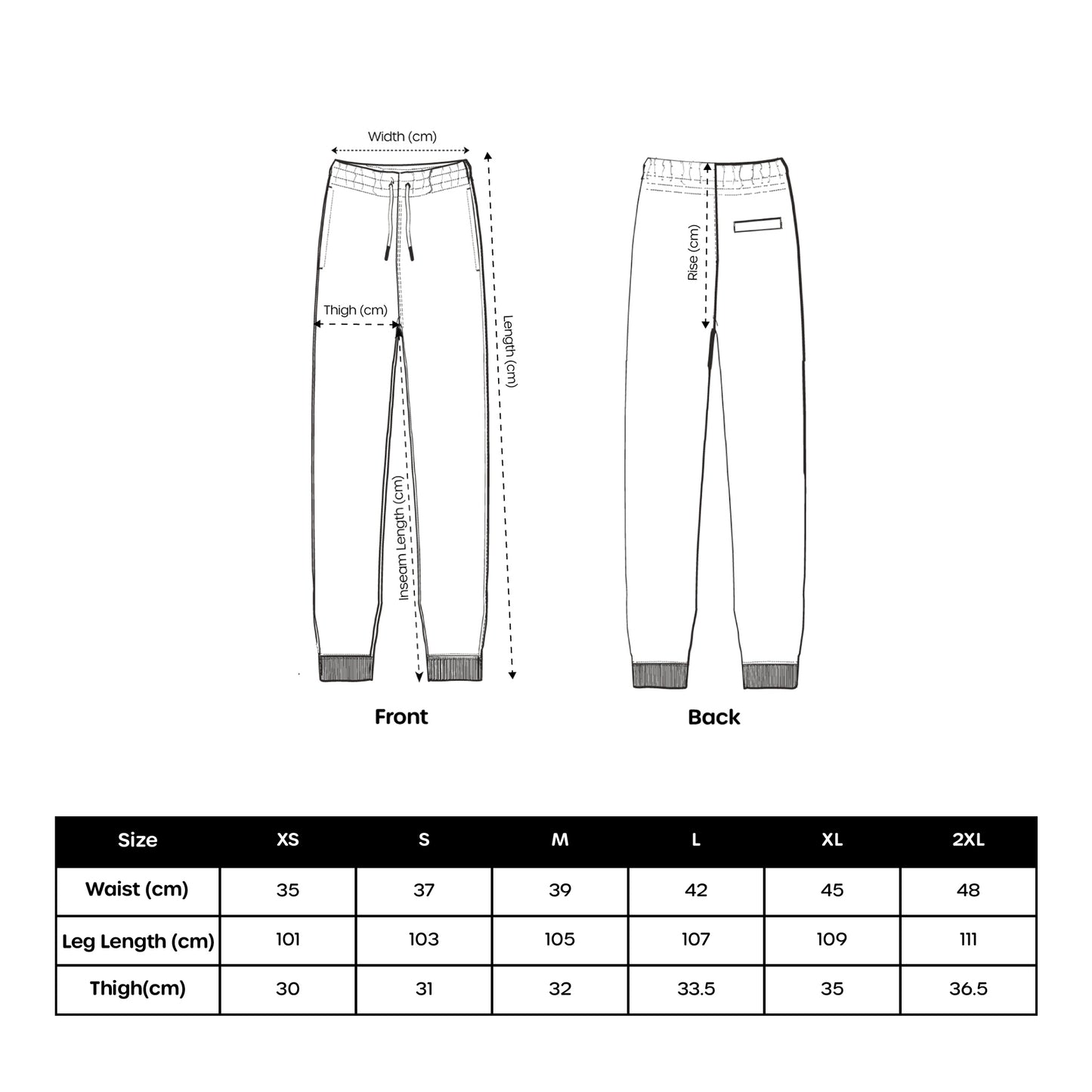Peakz Padel Joggers French Blue