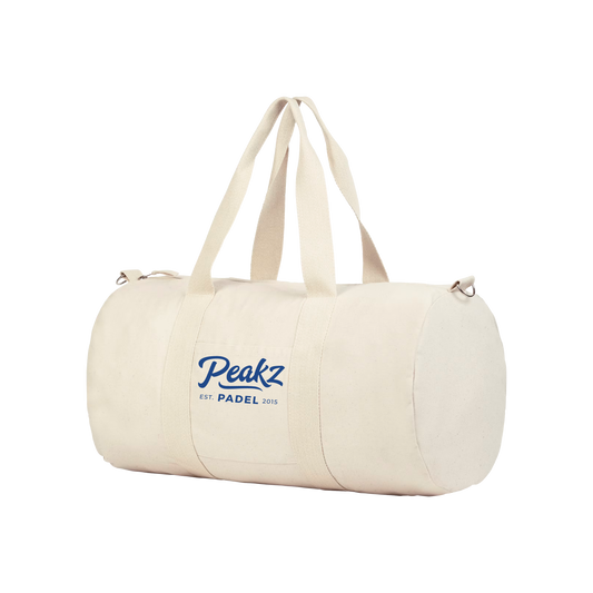 Peakz Padel Barrel Bag Off-White