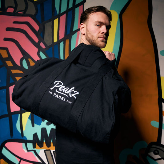 Peakz Padel Barrelbag Black